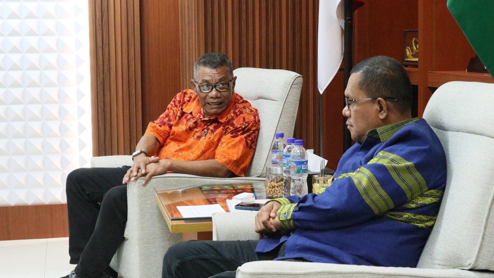 Gubernur NTT Menerima Audiensi Pengurus DPW Bakti Taskin NTT